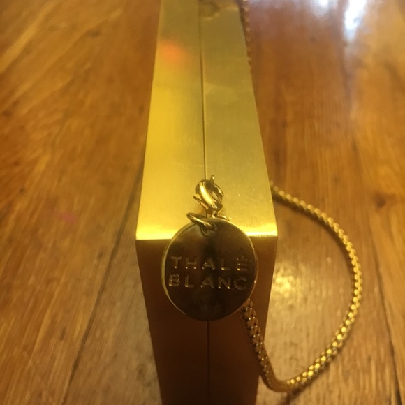 Thalé Blanc Zodiac Plexiglas Clutch - Leo - Picture 2 of 5